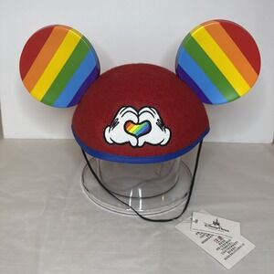 Disney Parks Pride Love Heart Mickey Mouse Ears Rainbow Adult LGBTQ+